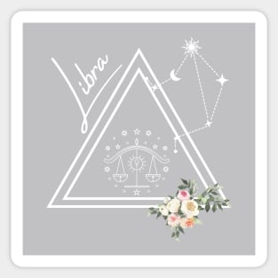 Libra Zodiac Signs Astrology Horoscope Sticker